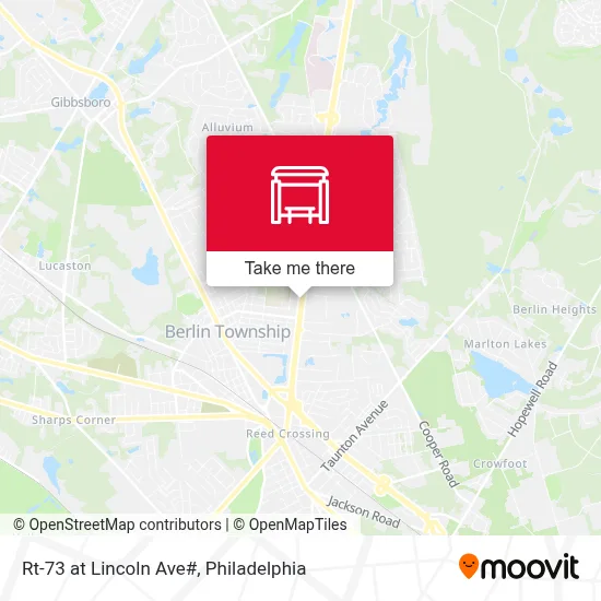 Rt-73 at Lincoln Ave# map