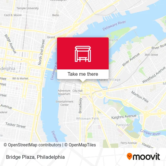 Bridge Plaza map