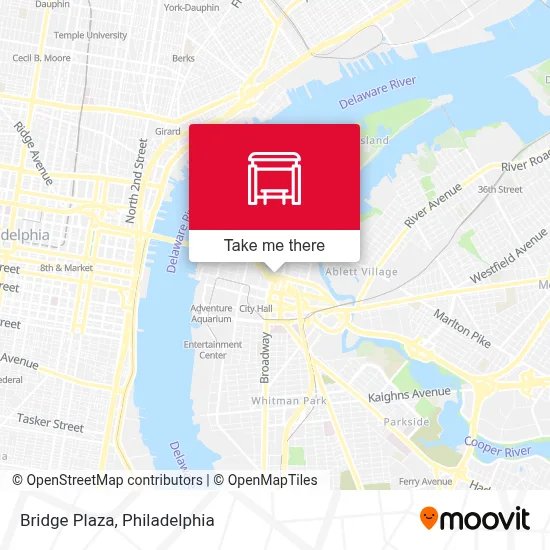 Bridge Plaza map