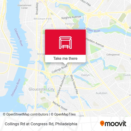 Collings Rd at Congress Rd map