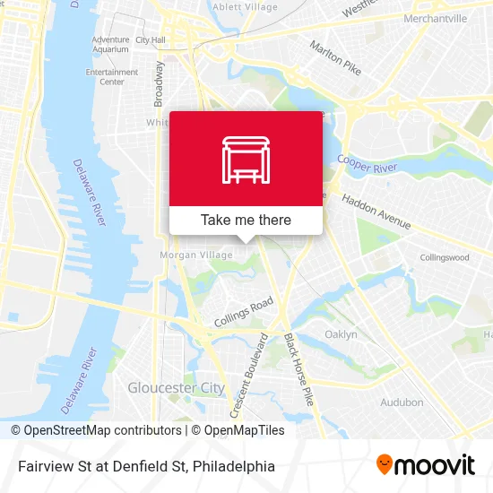 Fairview St at Denfield St map