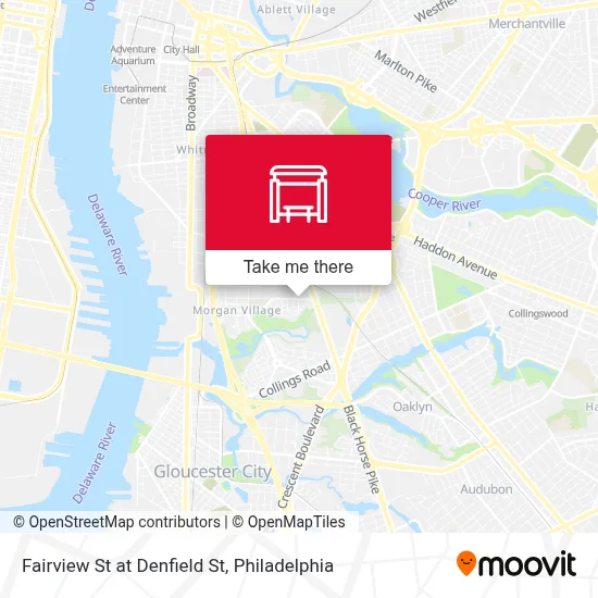 Fairview St at Denfield St map