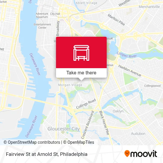Fairview St at Arnold St map