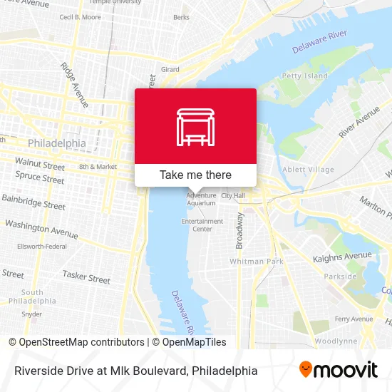 Mapa de Riverside Drive at Mlk Boulevard