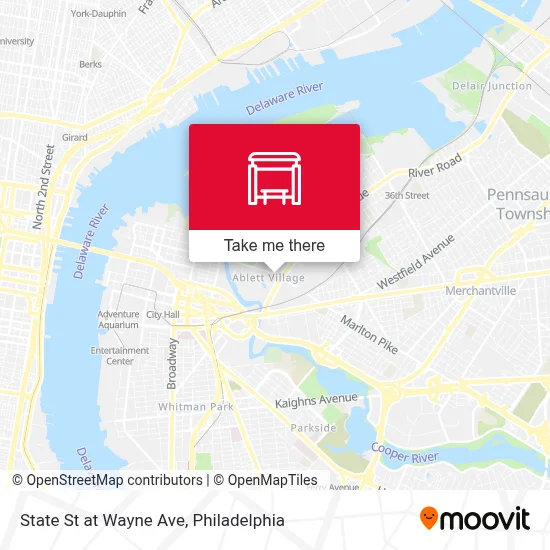 State St at Wayne Ave map