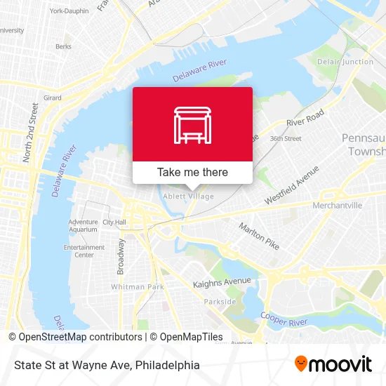 State St at Wayne Ave map