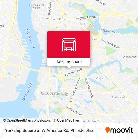 Yorkship Square at W America Rd map