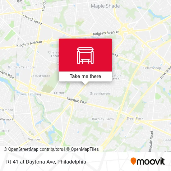 Rt-41 at Daytona Ave map