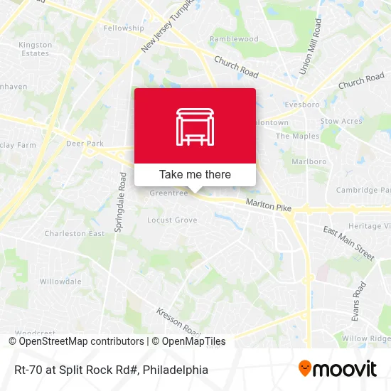 Mapa de Rt-70 at Split Rock Rd#