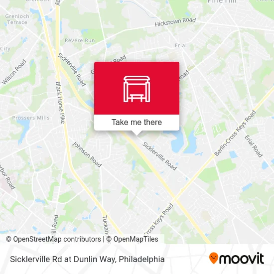 Sicklerville Rd at Dunlin Way map
