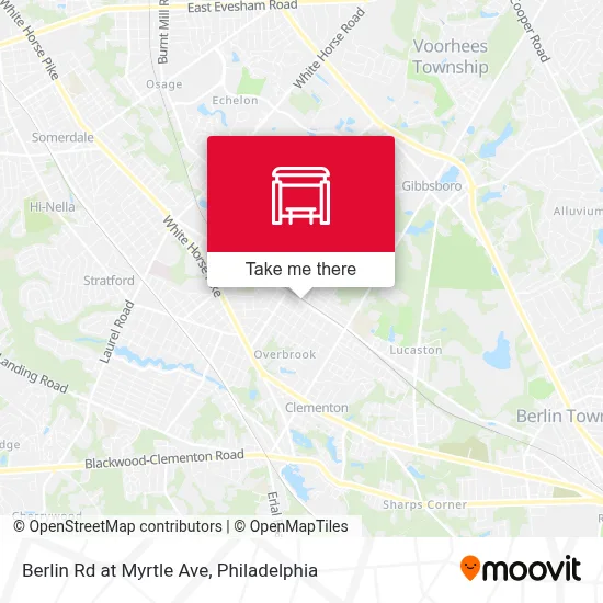 Berlin Rd at Myrtle Ave map