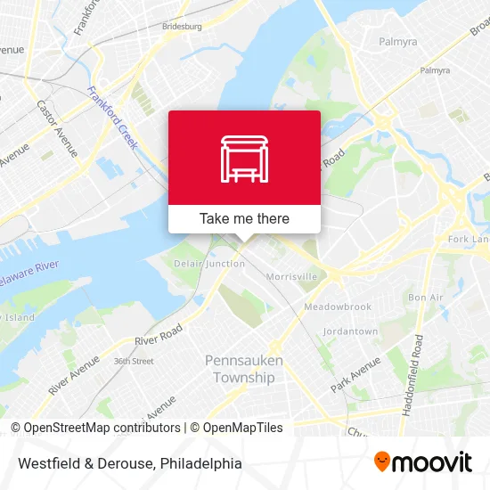 Westfield & Derouse map