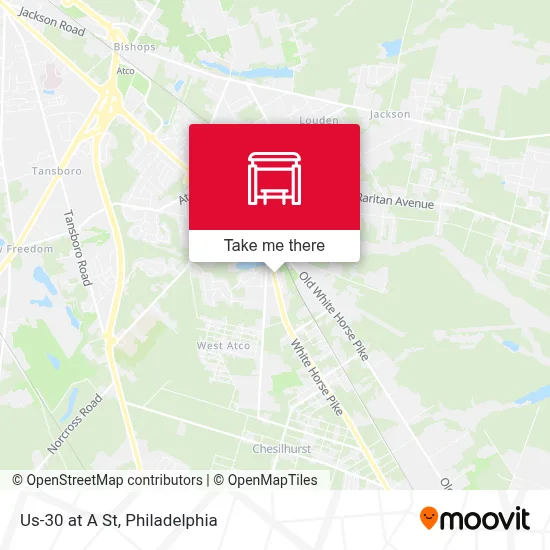 Us-30 at A St map