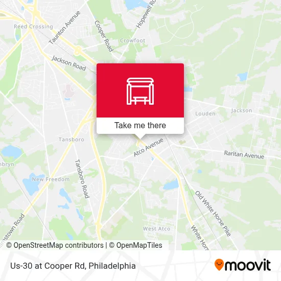 Us-30 at Cooper Rd map