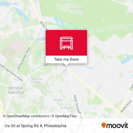 Us-30 at Spring Rd # map