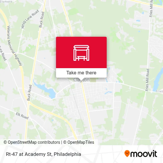 Rt-47 at Academy St map