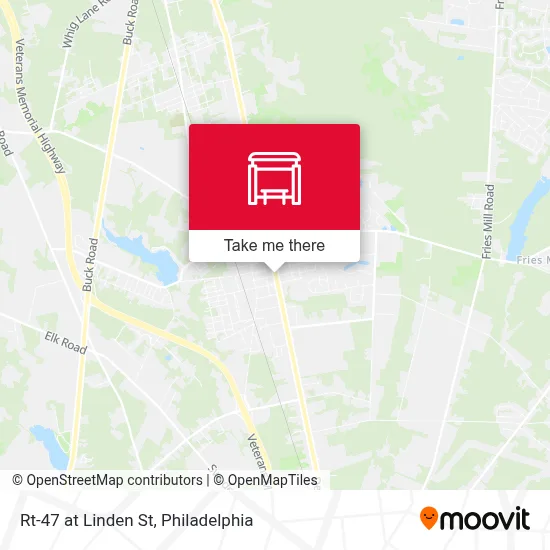 Rt-47 at Linden St map