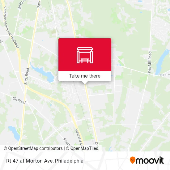 Rt-47 at Morton Ave map