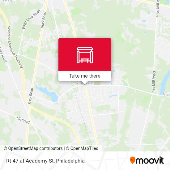 Rt-47 at Academy St map