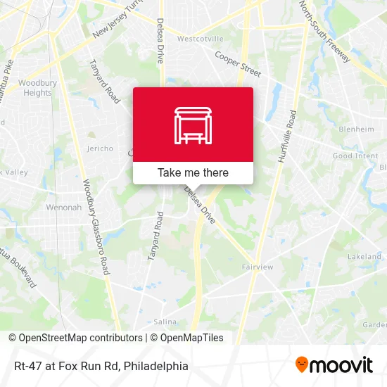 Mapa de Rt-47 at Fox Run Rd