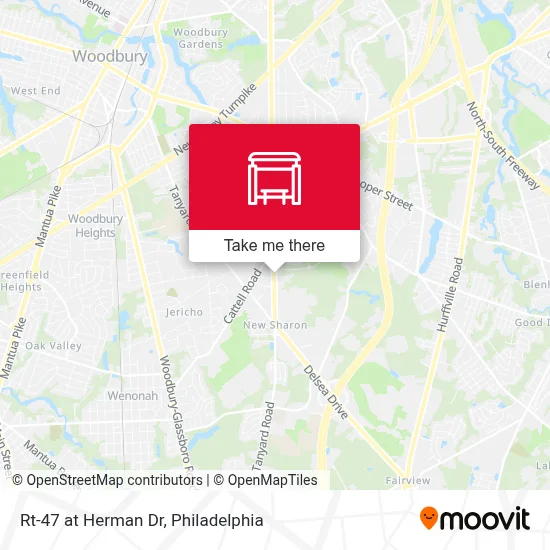 Rt-47 at Herman Dr map