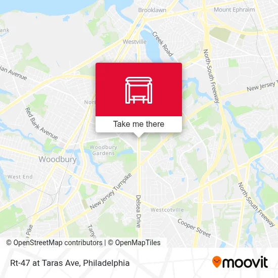 Rt-47 at Taras Ave map