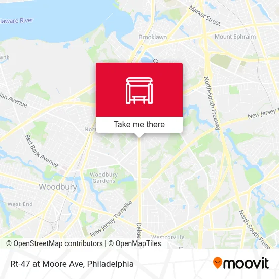Rt-47 at Moore Ave map