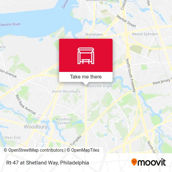 Rt-47 at Shetland Way map