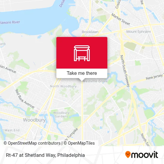 Rt-47 at Shetland Way map