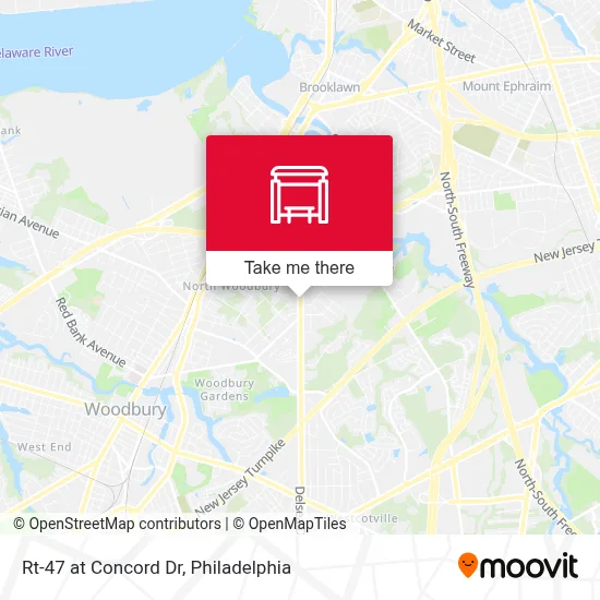 Rt-47 at Concord Dr map