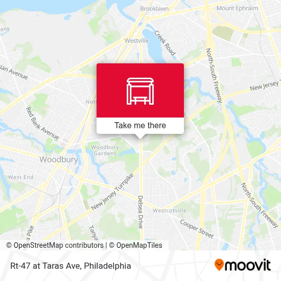 Rt-47 at Taras Ave map