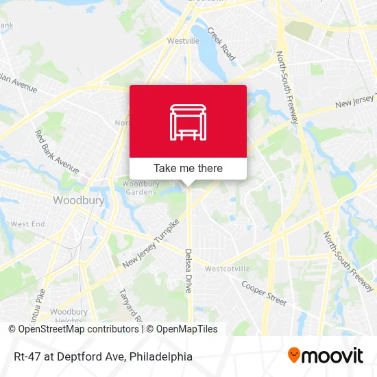 Rt-47 at Deptford Ave map