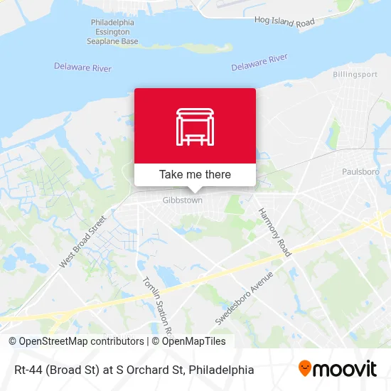 Rt-44 (Broad St) at S Orchard St map