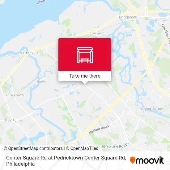 Center Square Rd at Pedricktown-Center Square Rd map