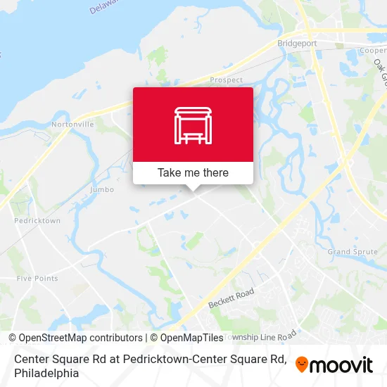 Center Square Rd at Pedricktown-Center Square Rd map