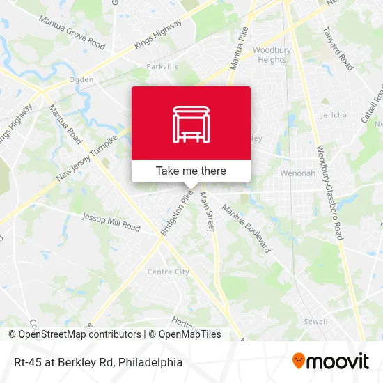 Rt-45 at Berkley Rd map