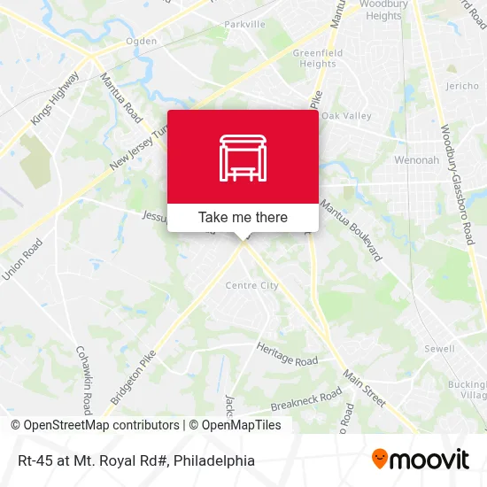 Rt-45 at Mt. Royal Rd# map