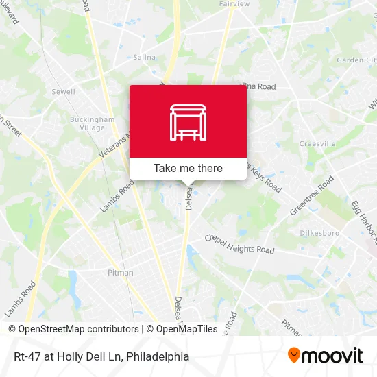 Rt-47 at Holly Dell Ln map