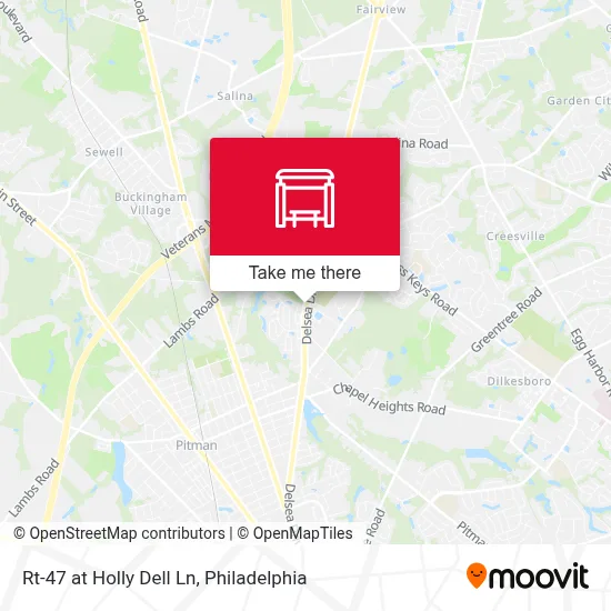 Rt-47 at Holly Dell Ln map