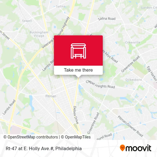 Rt-47 at E. Holly Ave.# map