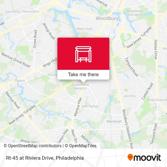 Rt-45 at Riviera Drive map