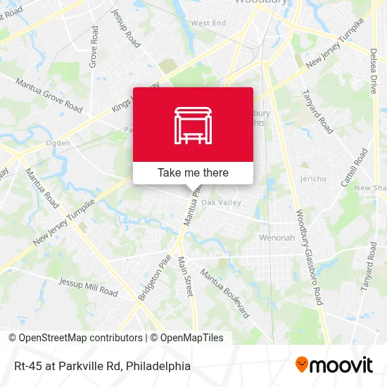 Rt-45 at Parkville Rd map