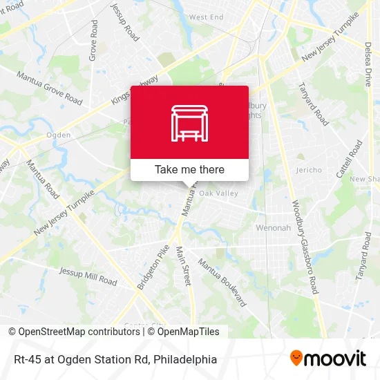 Rt-45 at Ogden Station Rd map