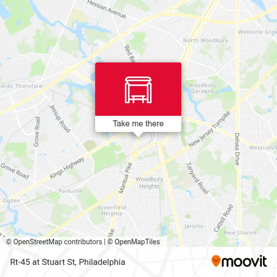 Mapa de Rt-45 at Stuart St