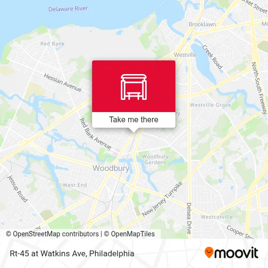 Rt-45 at Watkins Ave map