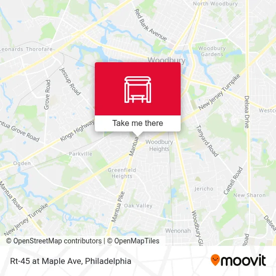 Mapa de Rt-45 at Maple Ave
