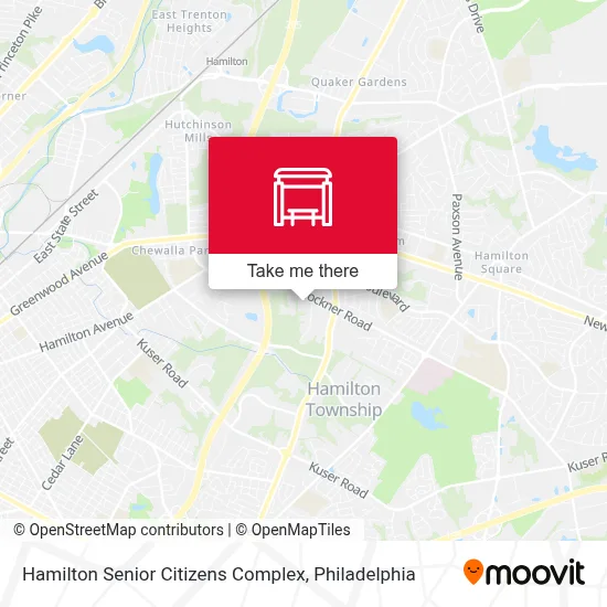Hamilton Senior Citizens Complex map