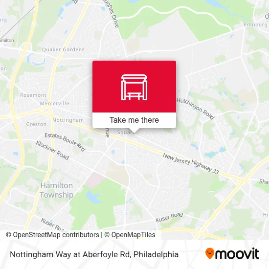 Nottingham Way at Aberfoyle Rd map