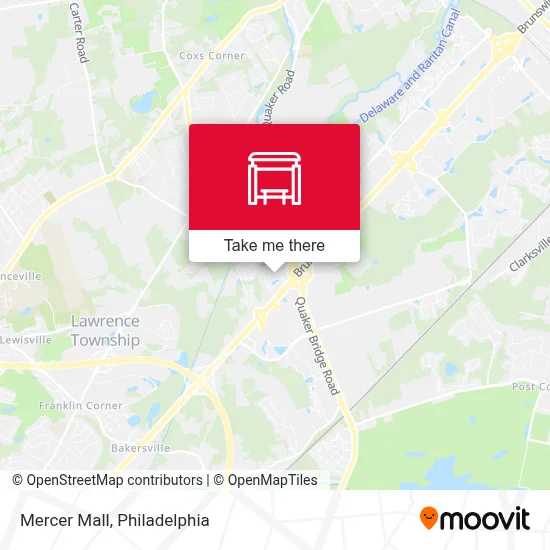 Mercer Mall map
