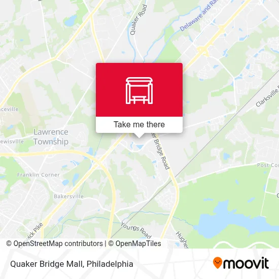 Quaker Bridge Mall map